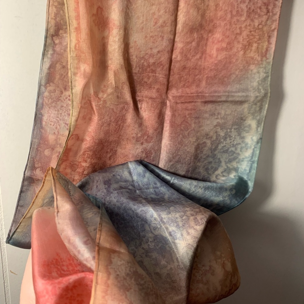 Multicolor Silk Scarf
